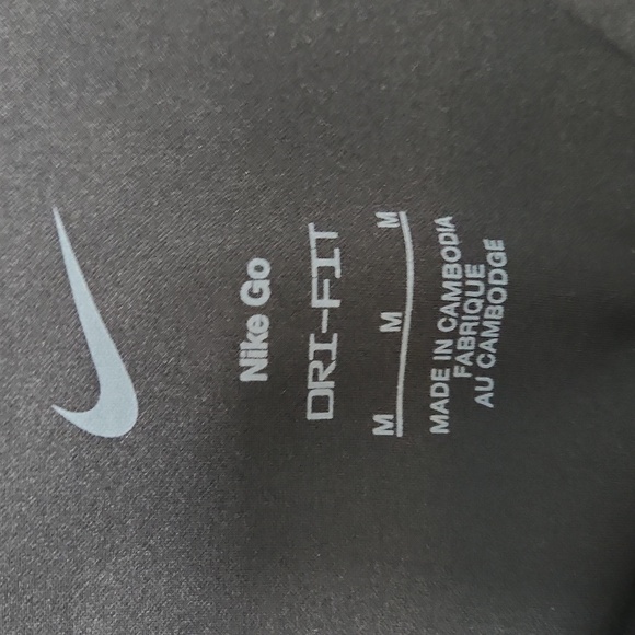 Nike Go Firm-Support Mid-Rise 7/8 Legging, Medium, Black - Picture 4 of 4